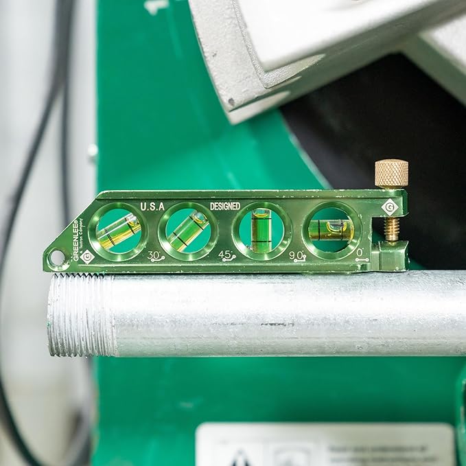 Nivel de Burbuja Magnético Mini Greenlee L77 con Ayuda para Curvas miniatura 11