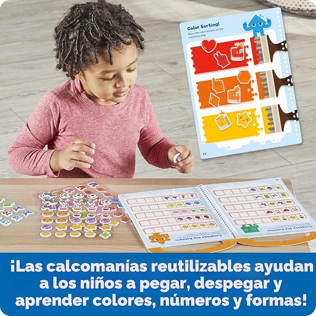 Foto 2 de 6 de Learning Resources Pegatinas Educativas, Libro de Actividades con 100+ Pegatinas Reutilizables y 25 Páginas