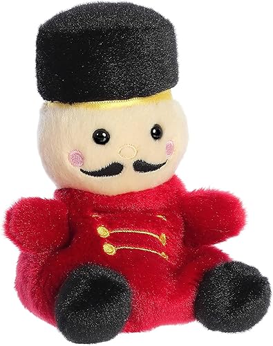Miniatura 2 de Aurora Adorable Palm Pals Marius Nutcracker - Animal de peluche, diversión de bolsillo, juego sobre la marcha, rojo, 5 pulgadas