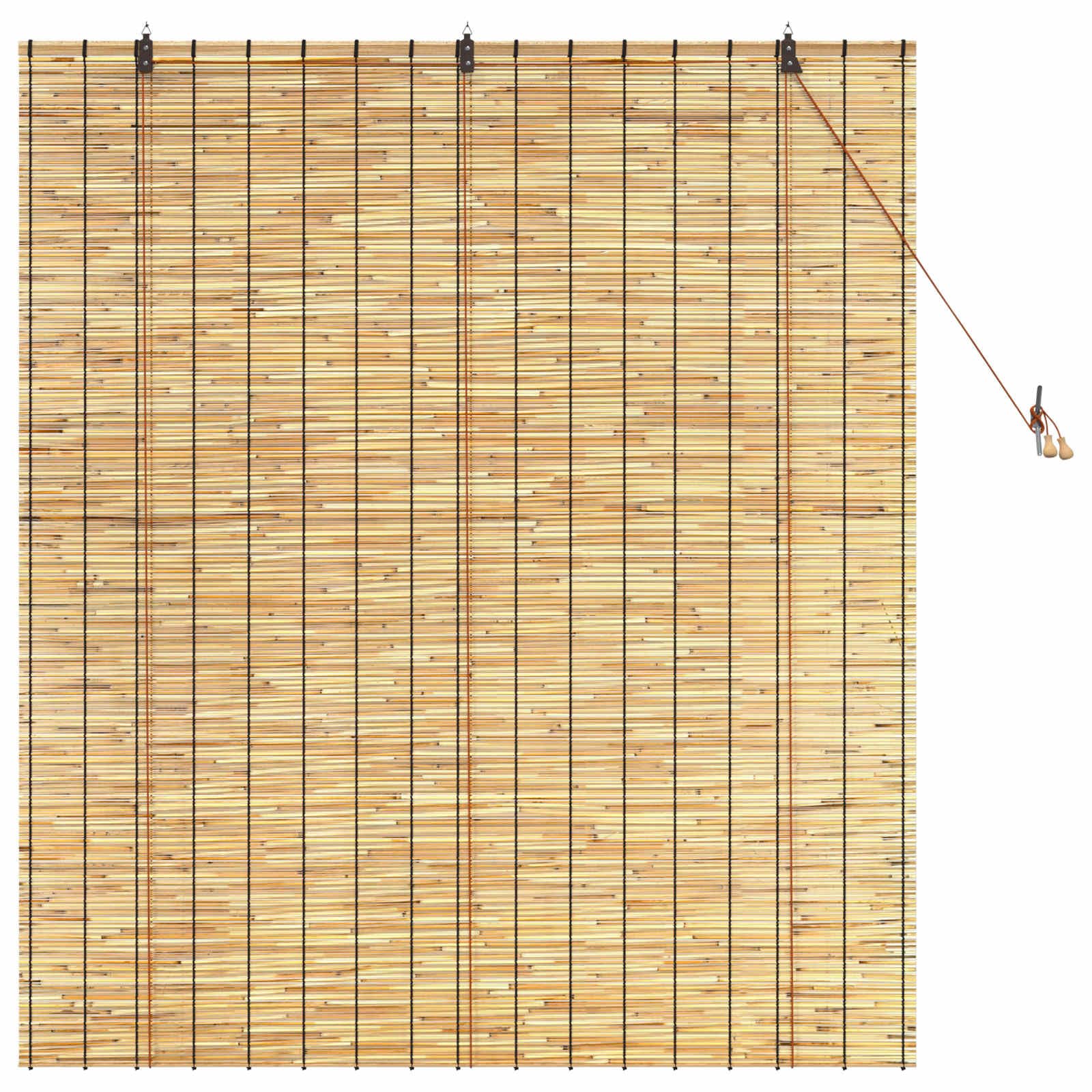 Store enrouleur en roseau naturel 140 x 160 cm