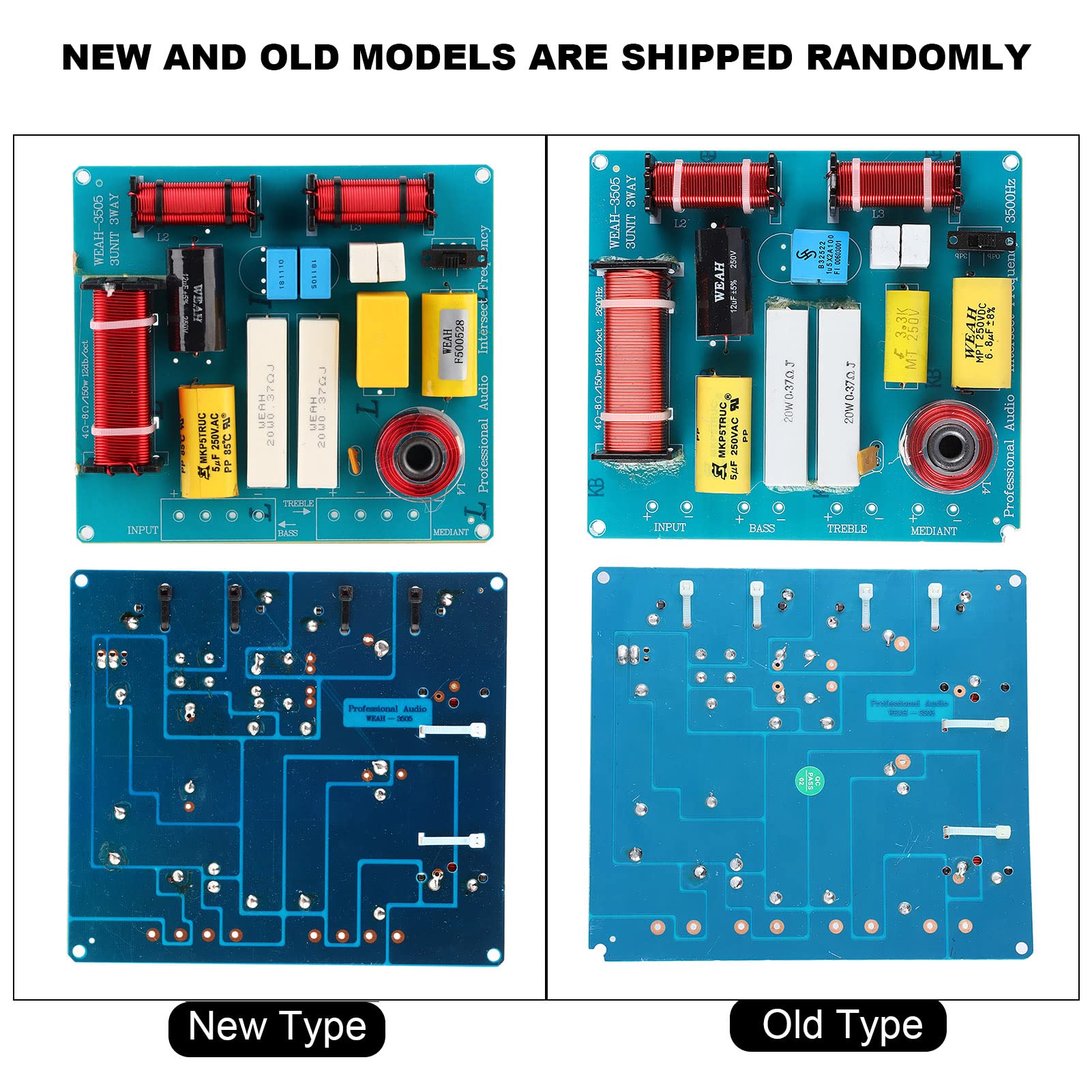 Diviseur de fréquence audio 3 voies crossover 300 W pour haut-parleurs KTV DIY