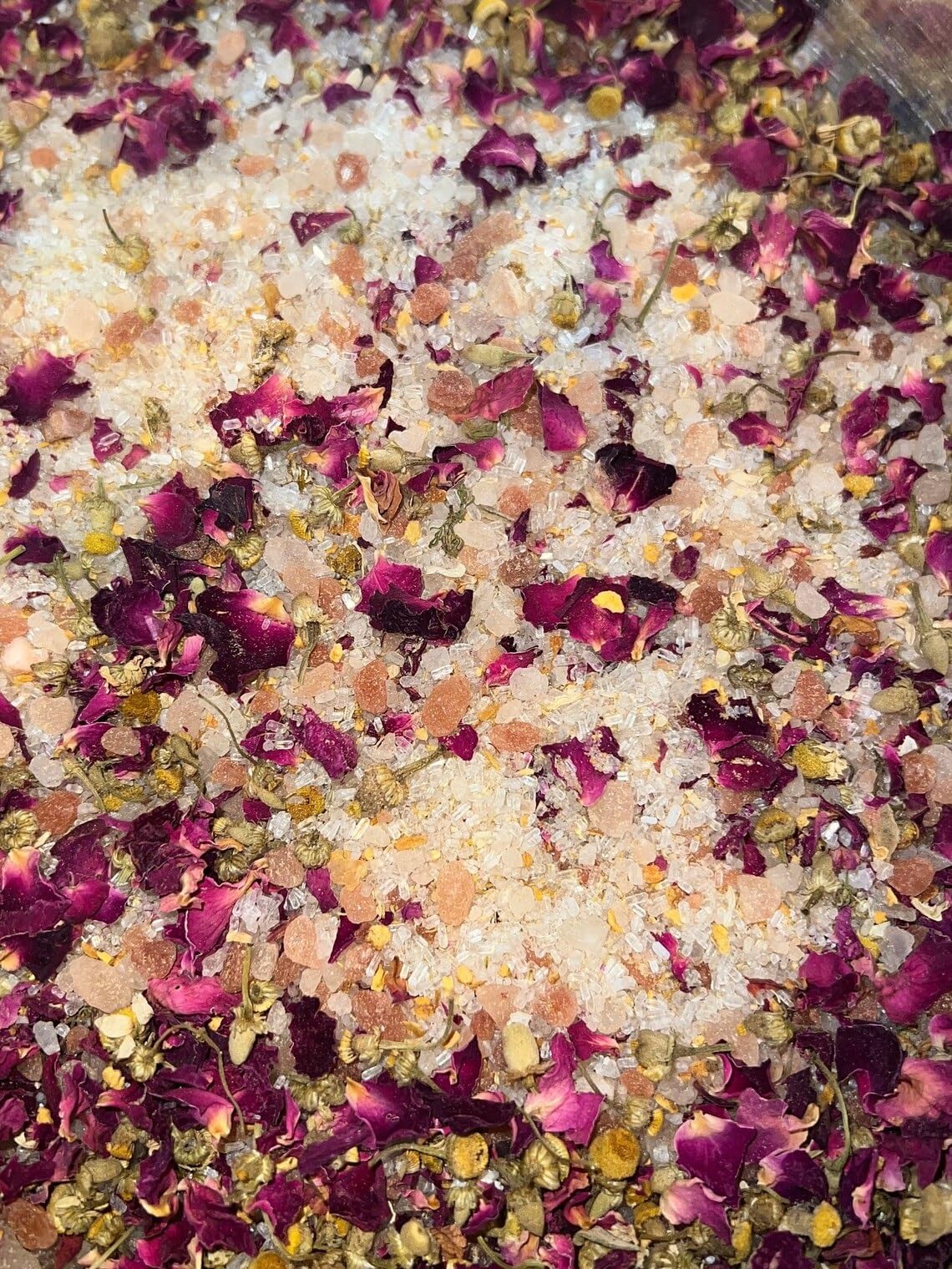 Goddess Bath Salt Soak, Himalayan Bath Salt, Bath Salts, Herbal Bath Soak, Rose Quartz, Self Care, Love Bath Salts, Rose and Cardamon, Gift-image-40