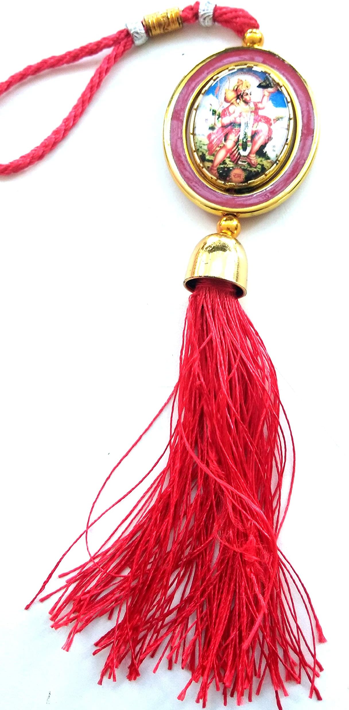 Lord Hanuman & Mahadev Lord Shiva (Vehicle Accident Protection Yantra) Car Hanging for Wealth and Safe, Ward Off Evil, Protect Peace Car Hanging Door Hanging Wall Hanging Good Luck Blessings