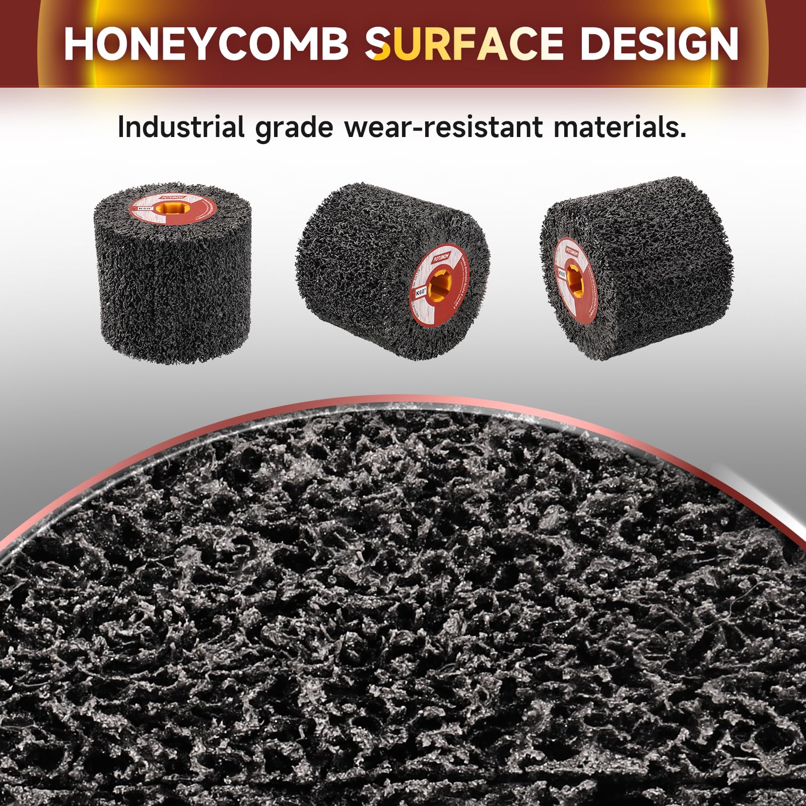 Abrasive Drawing Wheel - Rust Removal & Polishing -3