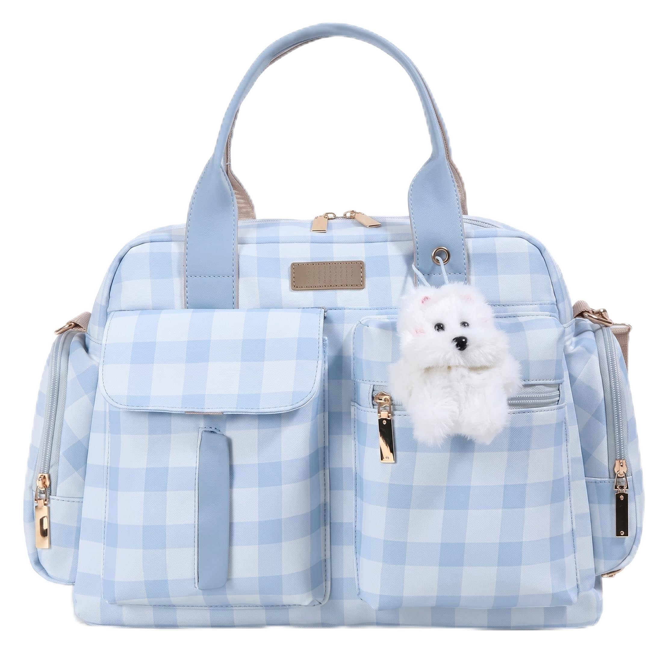 Borsa per pannolini, borsa per pannolini impermeabile multitasche con ciondolo, per organizer per la cura del bambino per viaggi e uso quotidiano