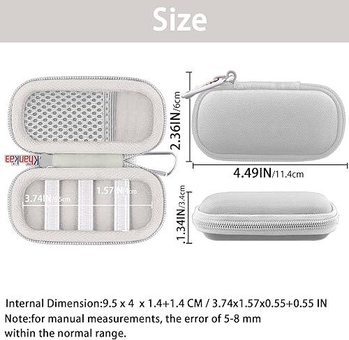 Vista 84 de Khanka Funda rígida de repuesto para AliveCor Kardia Mobile ECG/KardiaMobile 6L EKG (oro rosa)