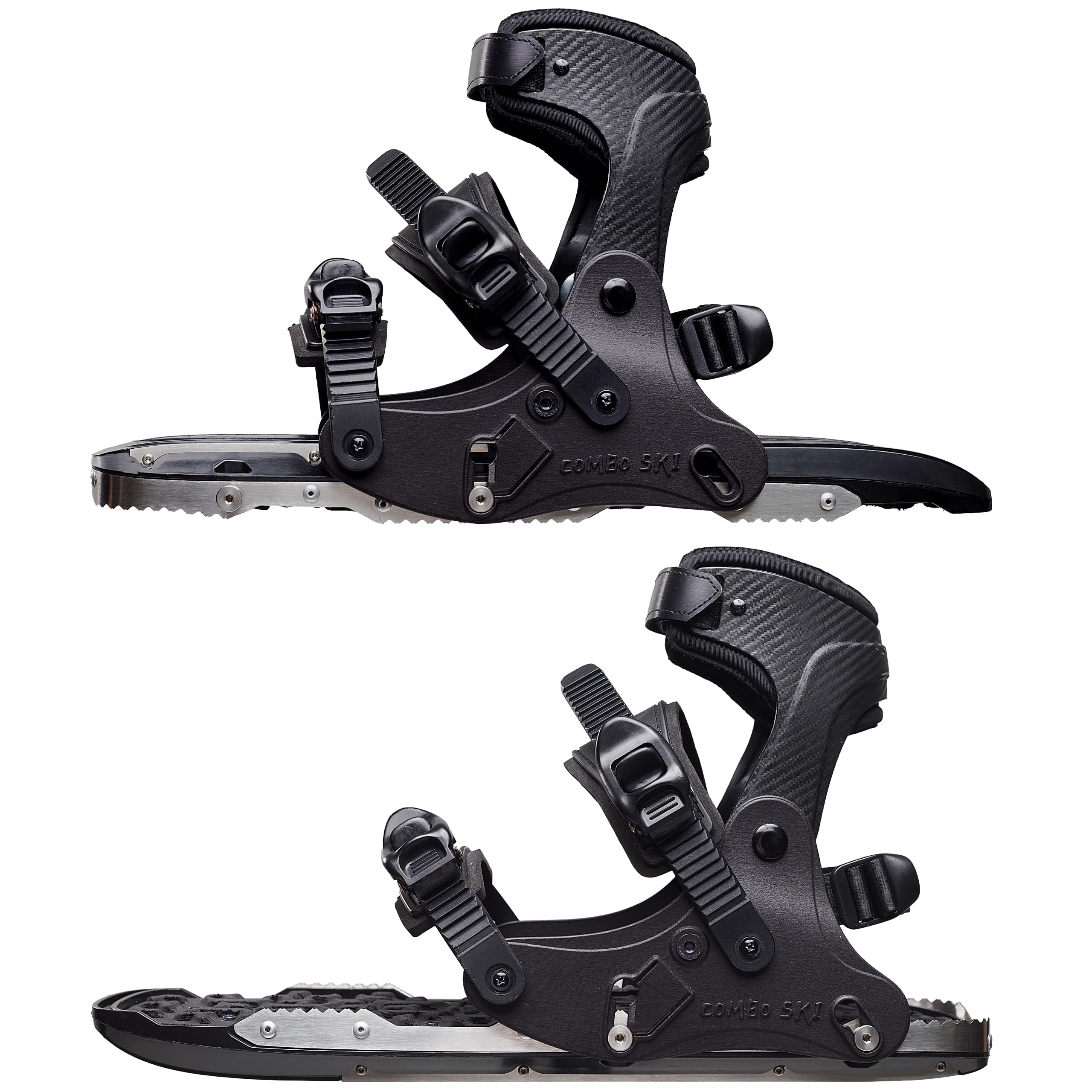 Raquettes à neige légères 2 en 1 - Pour homme et femme - Pointure 36-48 - Convient pour le ski, le traçage, l'escalade pour l'hiver sur glace et neige