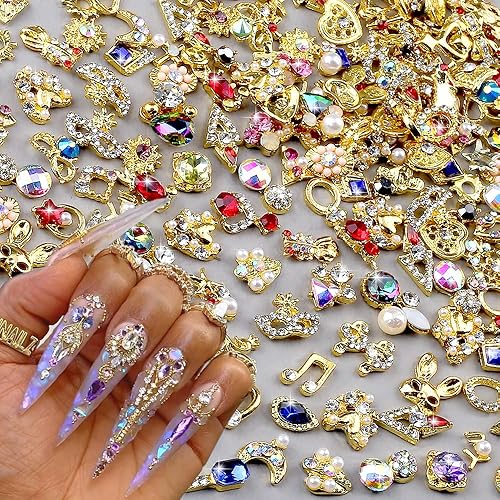 50 dijes de uñas dorados 3D para uñas acrĂlicas, estilos mixtos, diamantes de imitaciĂłn para uñas, joyas de uñas de metal para arte de uñas, 50 dijes de uñas dorados 3D para uñas acrĂlicas, estilos mixtos, diamantes de imitaciĂłn para uñas, joyas de uñas de metal para arte de uñas,