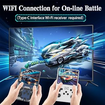 Amazon | Hedlaoy R40S Pro ハンドヘルドゲームコンソール 30000