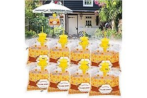 6 Pack Disposable Wasp Traps Outdoor Hanging Carpenter Bee Traps for Outside...