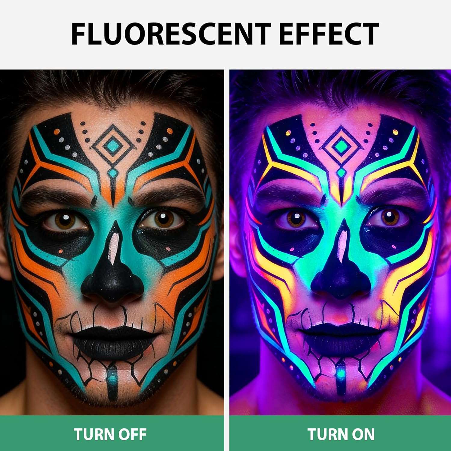 12W LED Black Light Outdoor UV Spotlight, IP65 Waterproof Blacklight Spot Lights, 385-400nm, Plug-in Landscape Lighting with US Plug for Glow Party Body Paint Fluorescent Poster Neon Decor (4 Pack)