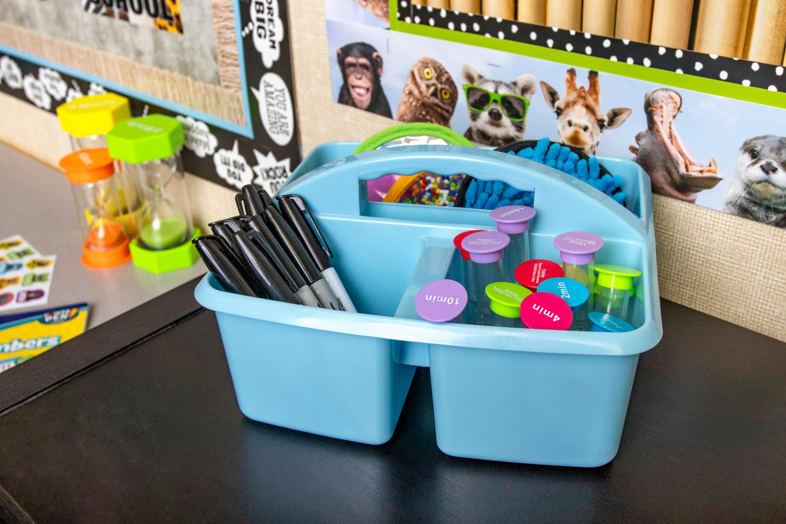 Pierre Henry - Boîte De Rangement 5,9L - Bleu Pas Cher | Bureau Vallée