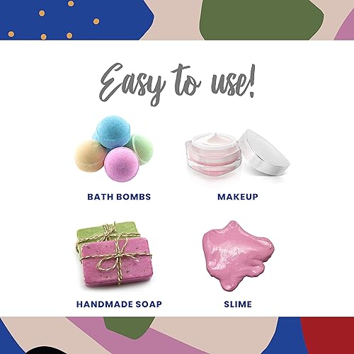 Miniatura 5 de Muestra de colorantes de pigmento de óxido – 8 hermosos colores para suministros de fabricación de jabón (0.25 oz cada una) – Rojo, azul, amarillo,