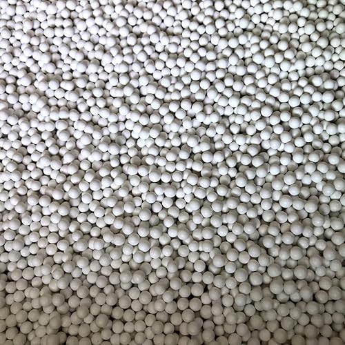 Miniatura 2 de Vaso de cerámica pulido de esfera de 25 libras no abrasivo cuentas compuestas de circonita de 0118in