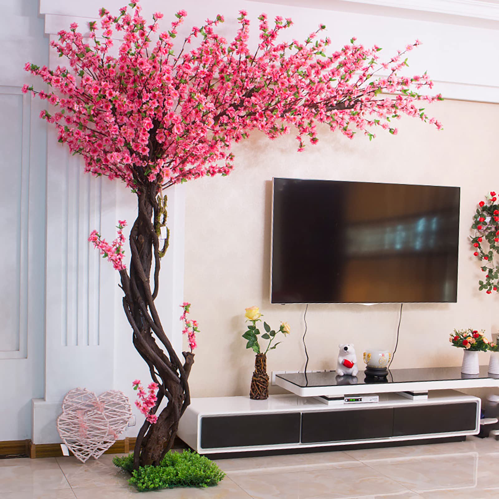 Amazon.co.jp: 1.8x1m/5.9x3.2ft人工桜の木シミュレーション : ホーム