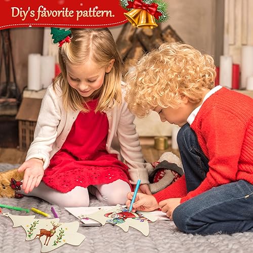 Miniatura 331 de Trébol de madera de gran tamaño de 7 pulgadas, adornos para el día de San Patricio para pintar, tréboles de madera en blanco en blanco, sin