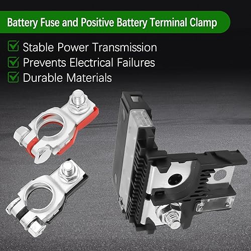 Miniatura 5 de Fusible de batería 24380-79913 y abrazadera de terminal de batería positiva 24340-7F000 para Nissan NV200 2013-2022 350Z 2003-2009 para Infiniti