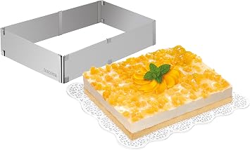 Tescoma adjustable baking frame, rectangular, stainless steel