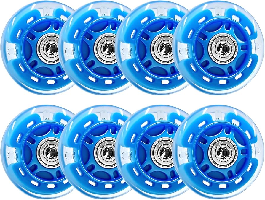 Amazon.com: Nattork 8-Pack Inline Skates Wheels 70mm with Bearings