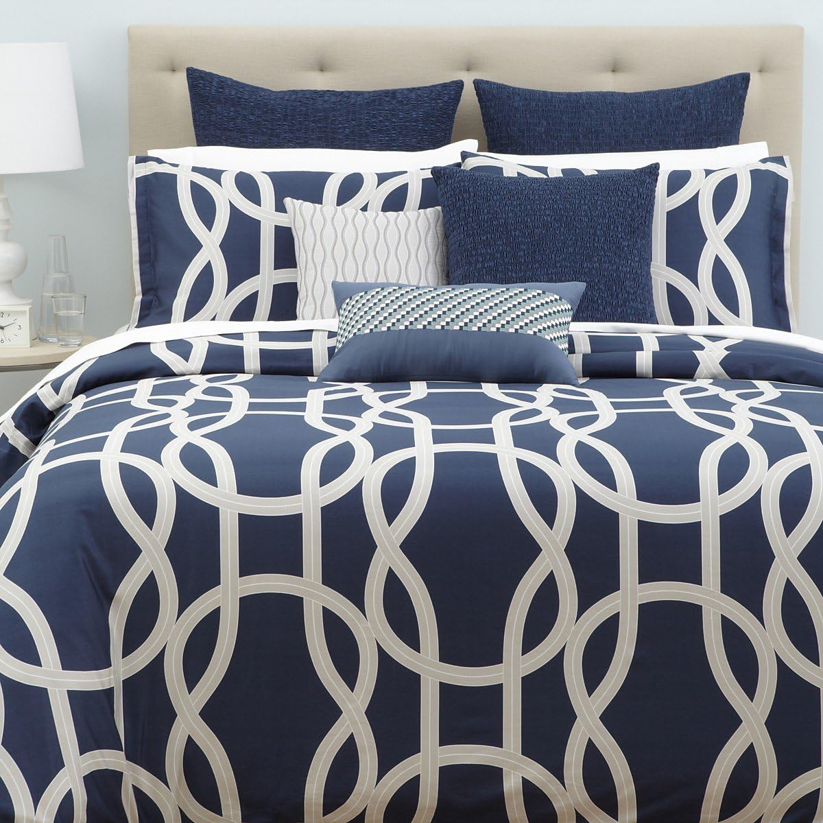 Oake INTERLACE Twin 100% Pima Cotton Comforter Cover