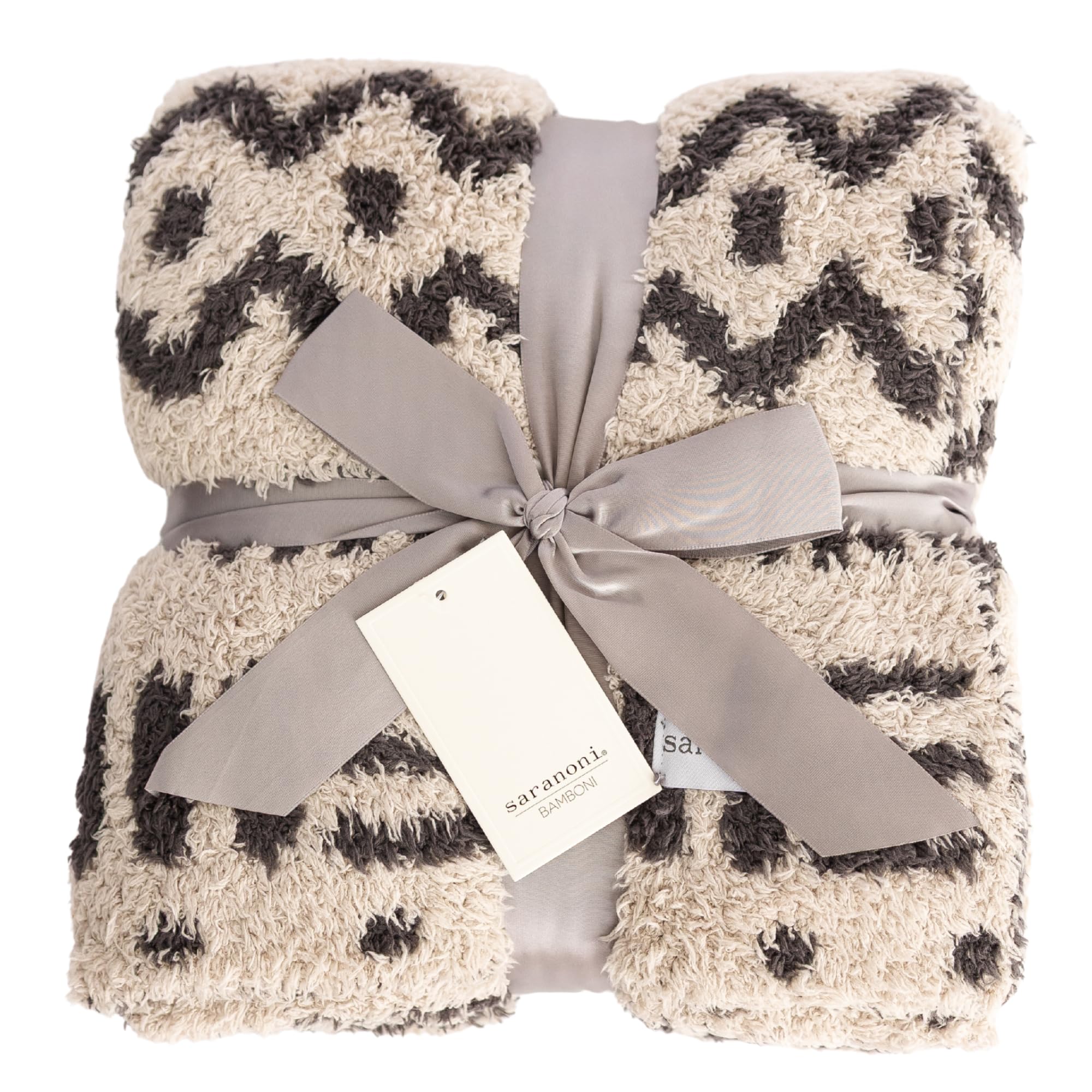 Saranoni Bamboo Receiving Blanket Mudcloth Baby - Ultra-Soft 30" x 40"