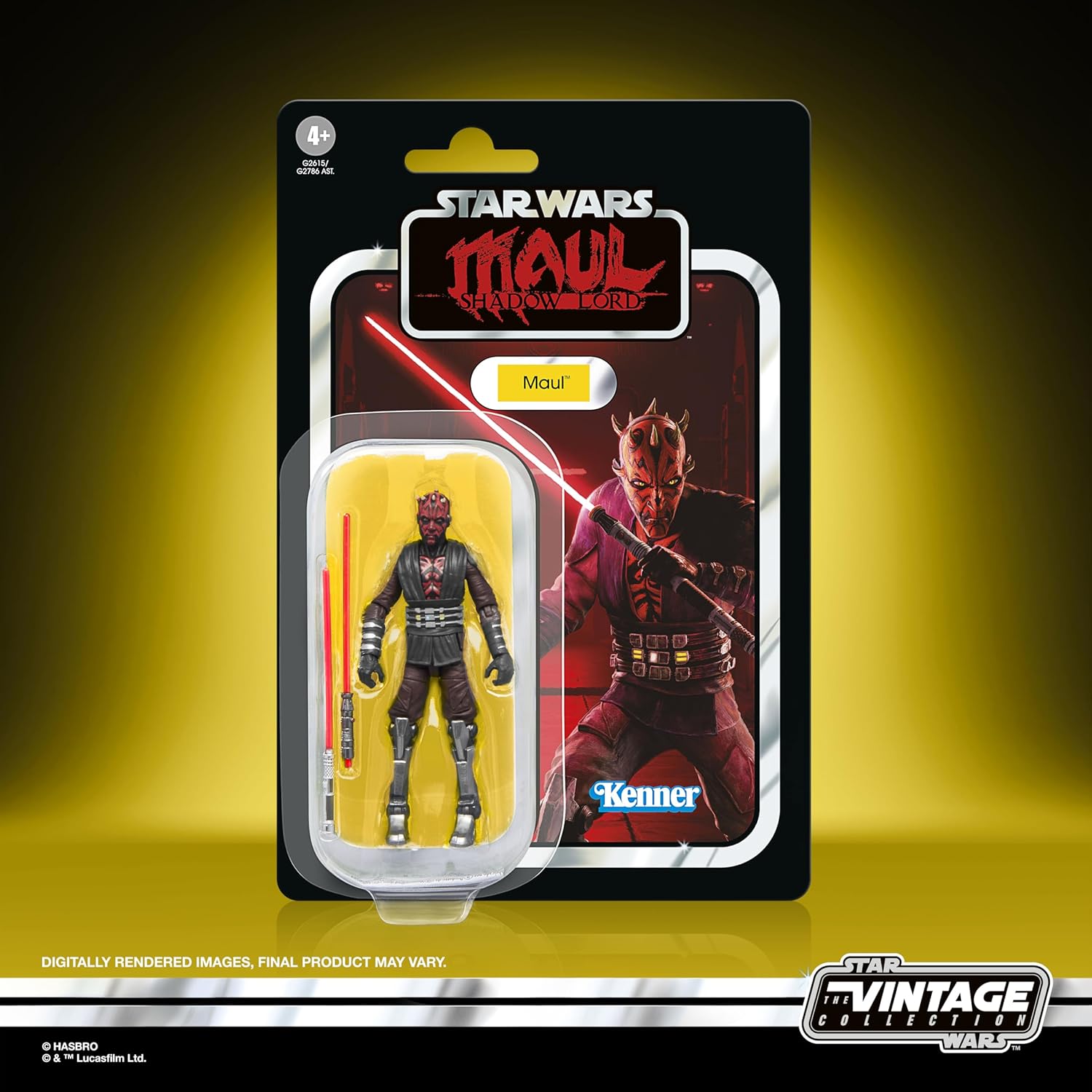 STAR WARS The Vintage Collection Maul, Maul - Shadow Lord Premium 3.75 Inch Collectible Action Figure