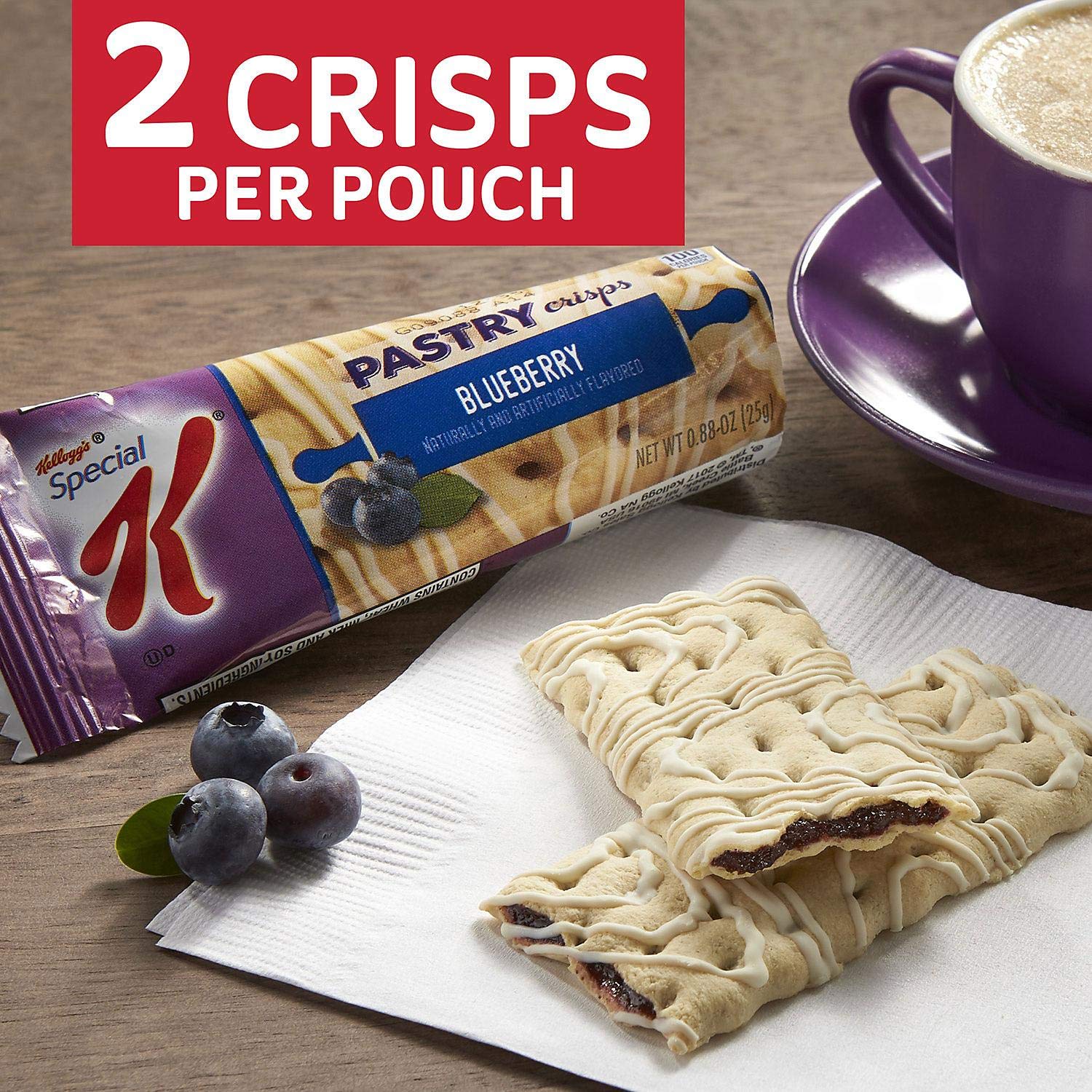 Kellogg's Special K Pastry Crisp 2 Pastry Crispper Pouch 30/0.88 Oz Net Wt 26.4 Oz,, ()
