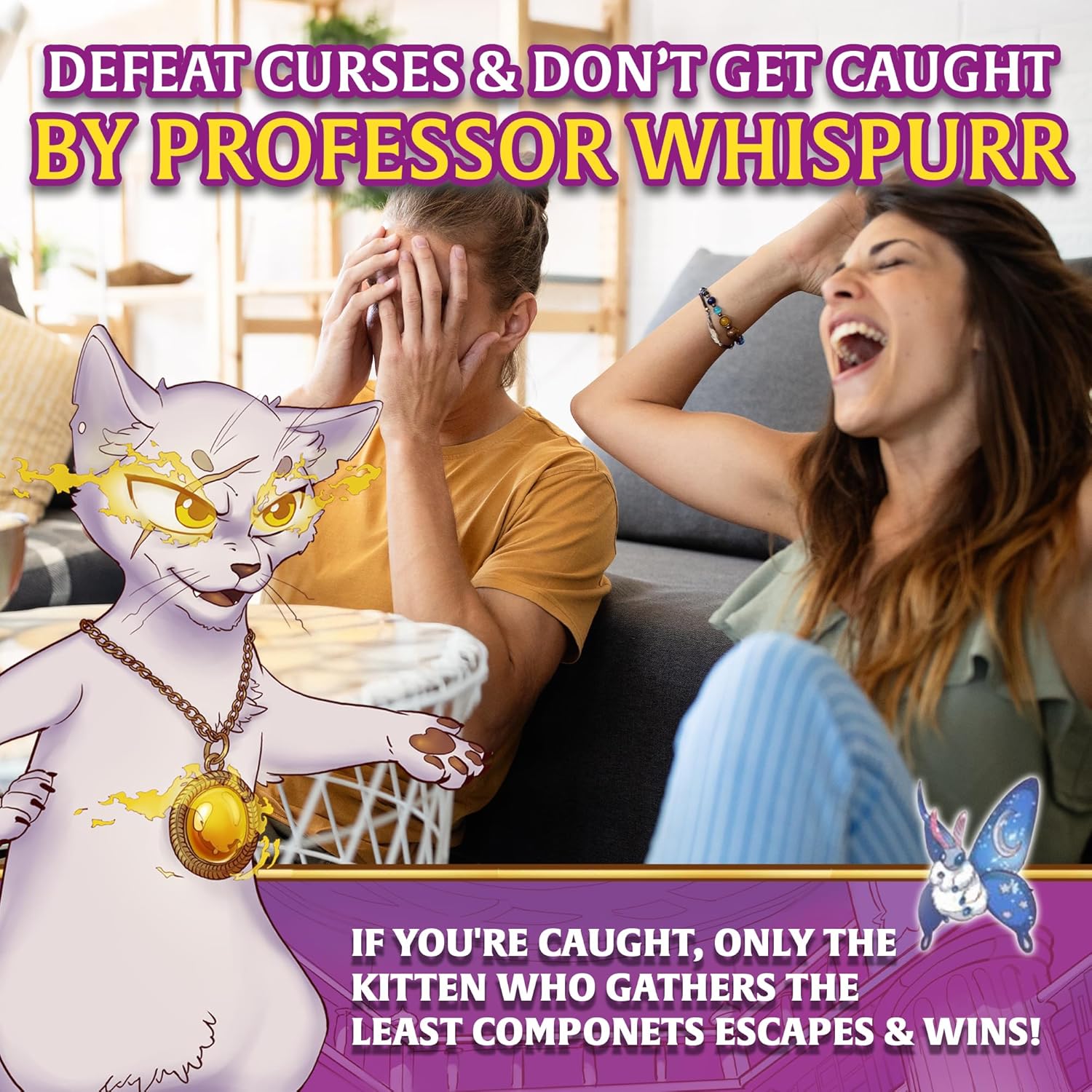 Magpie Games: Wizard Kittens Magical Set Collecting Card Game, Semi-Cooperative 2-4 Players, Kids, Adults, Families Ages 7+, 15-30 Minute Playtime