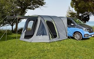 BERGER Busvorzelt Air │Luftzelt Autozelt aufblasbar freistehend Outdoor │Vorzelt Camping für Bus, Van, Auto│Schnellaufbau Zelt inkl. Luftpumpe