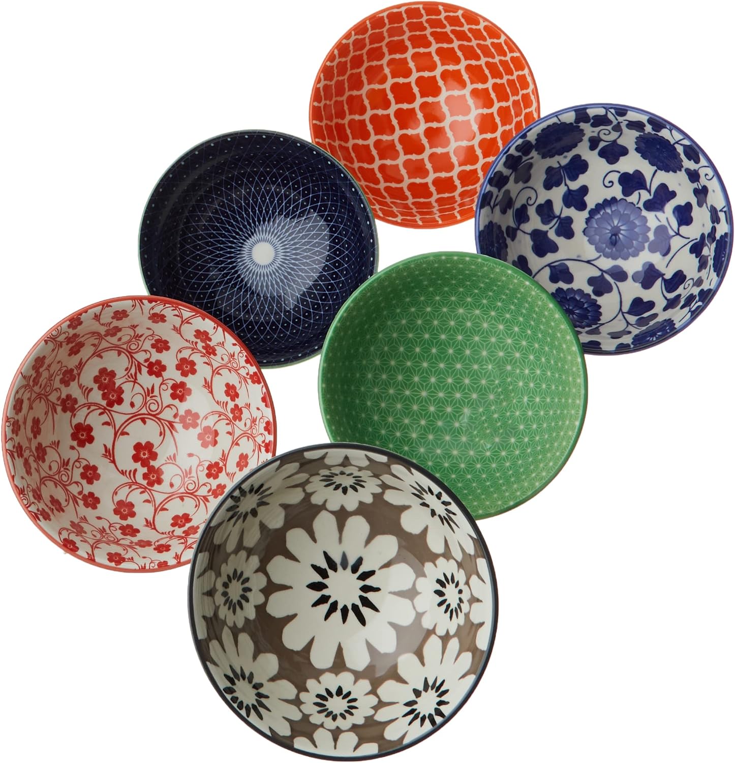 Certified International Soho Porcelain Dinnerware,Dishes, Multicolored Small