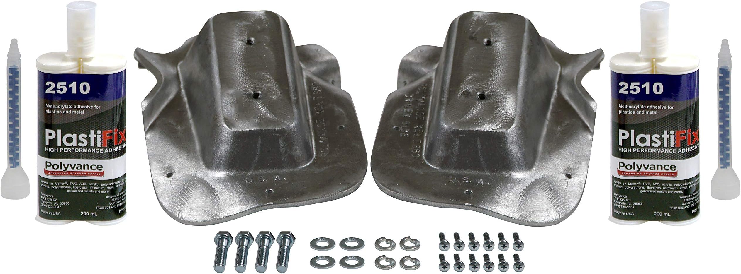 T880 Long Hood Repair Kit for Long Hood Only, Heavy-Duty Aluminum, Made in USA