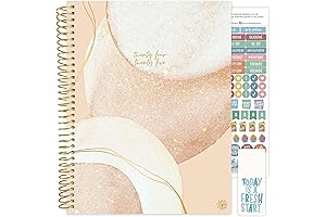 Bloom Daily Planners: 2024-2025 Neutral Academic Day Planner