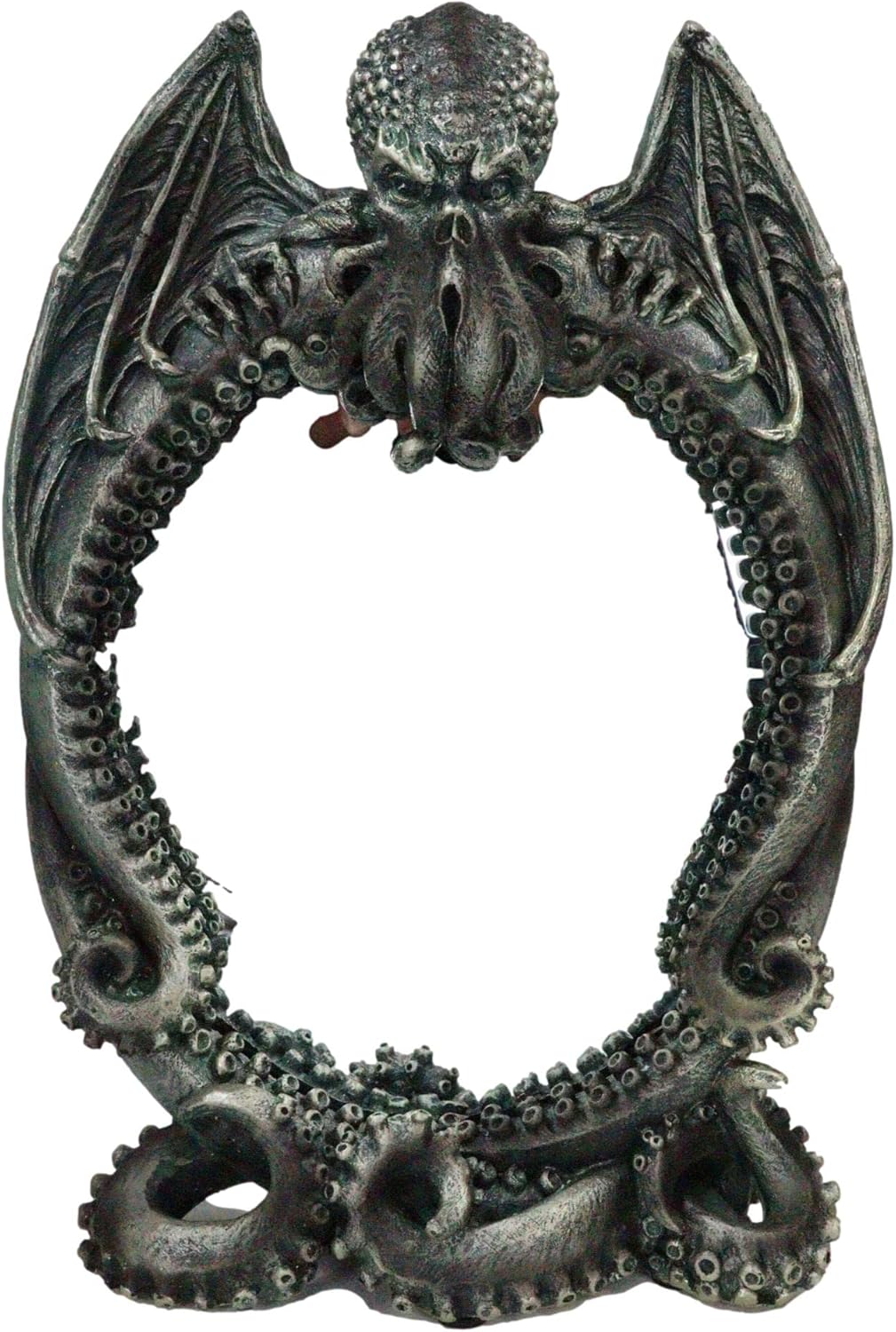 Ebros Gift High Priest Great Old Ones The Call of Cthulhu Desktop Table Vanity Mirror 9.5" High Mythical Fantasy Accent Decor Winged Kraken Octopus Sea Monster Creature Sculpture