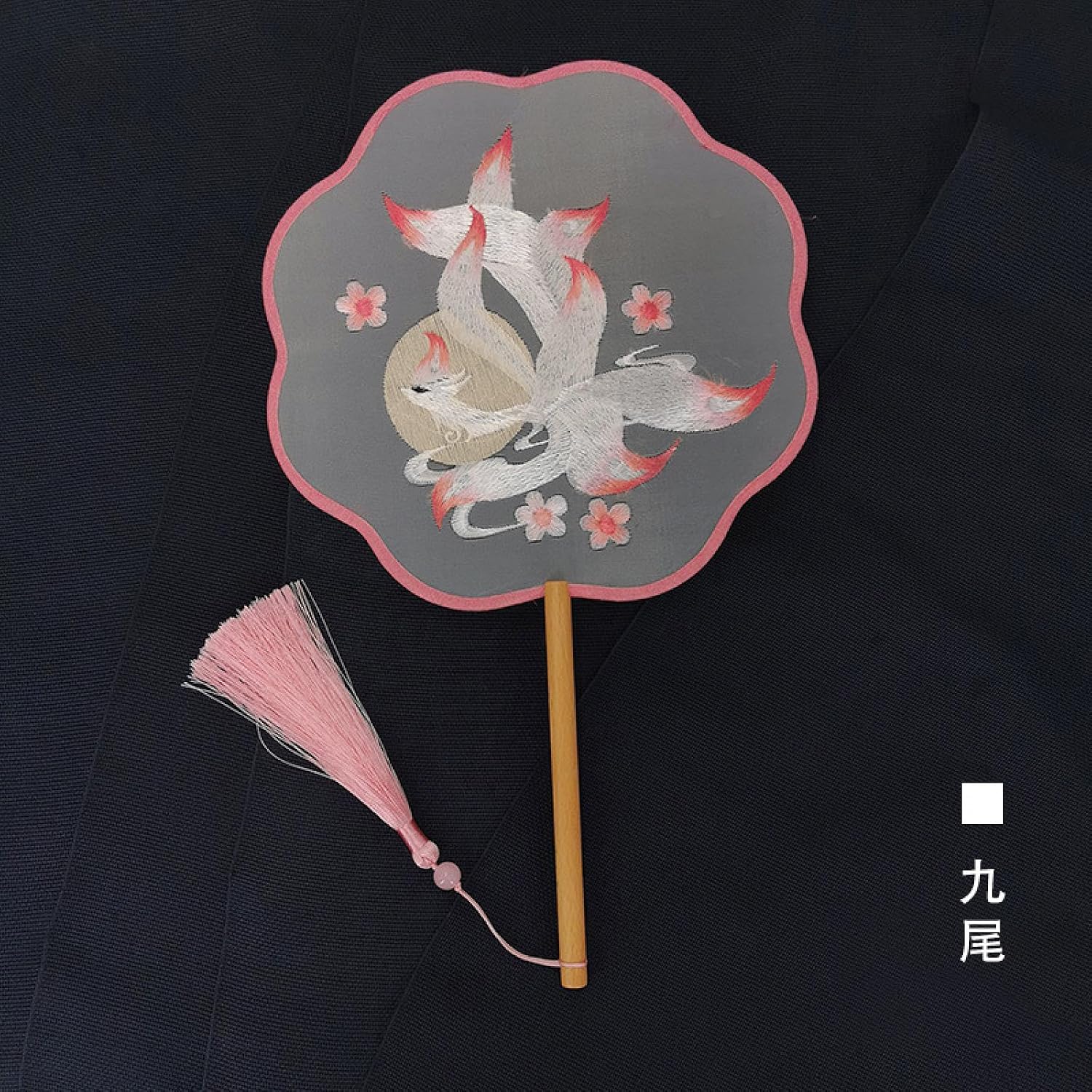 Ancient Wind Tuan Fan Su Embroidery Women's Fan Embroidery Group Fan Embroidery Group Fan Embroidery Ball Powder Suzhou Double-Sided Embroidered Fan Hanfu Children's Round Fan
