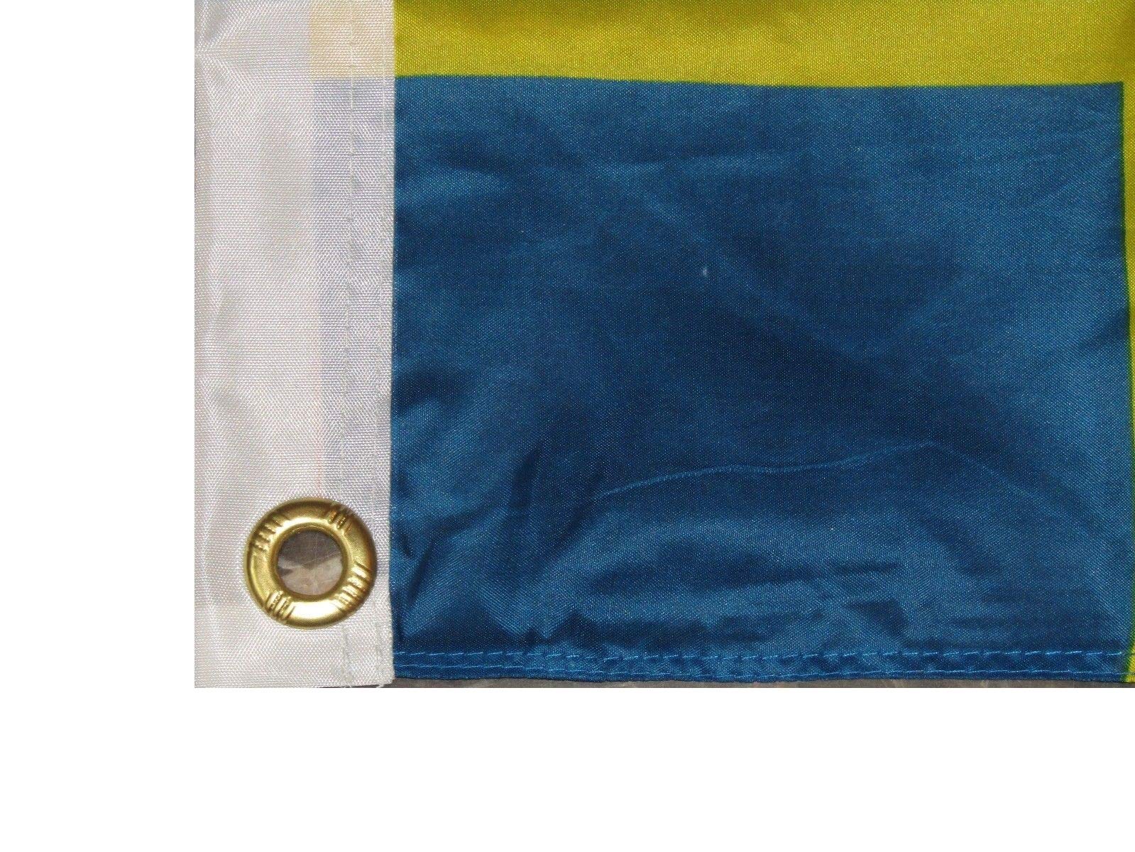 Moon Knives 12''x18'' Country of Sweden Boat Motorcycle Flag Brass Grommets - Party Decorations Supplies For Parades - Prime Outside, Garden, Men Cave Decor Flag