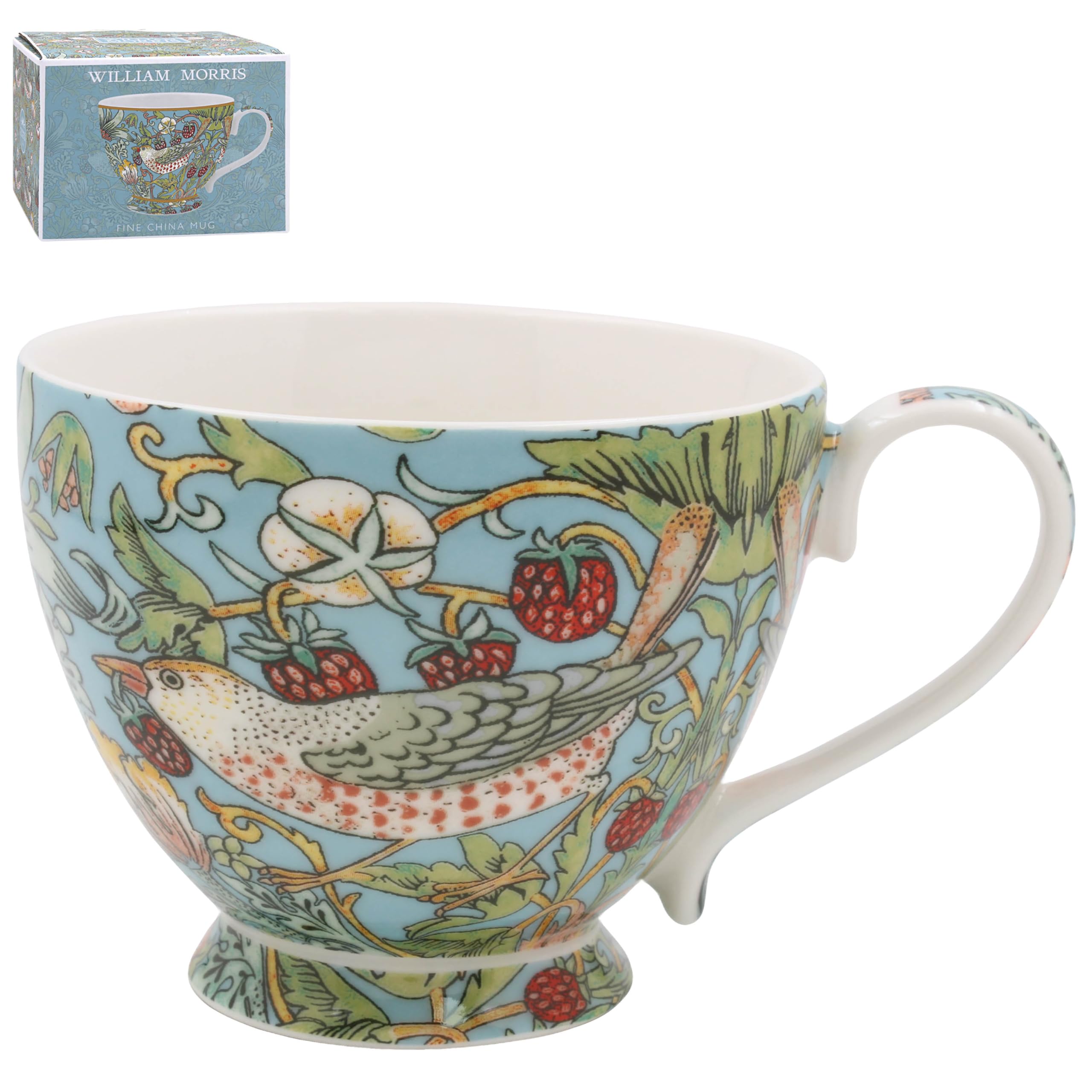 Lesser & Pavey Strawberry Thief Footed Mug l LP96700