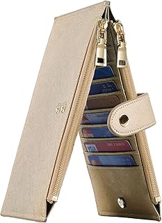 Travelambo RFID Bifold Wallet for Women, Large Size