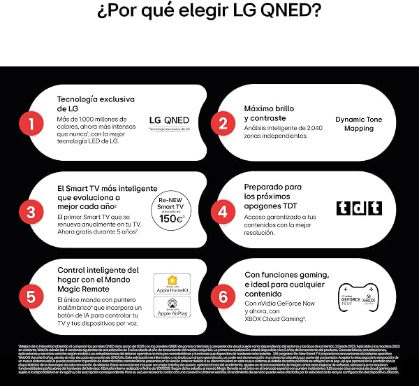 LG LG 65QNED84A6C – TV 65", QNED 4K, Smart TV, WebOS 25, Super Upscaling, Dolby Vision and Atmos, Alexa/Google Assistant, Black in use
