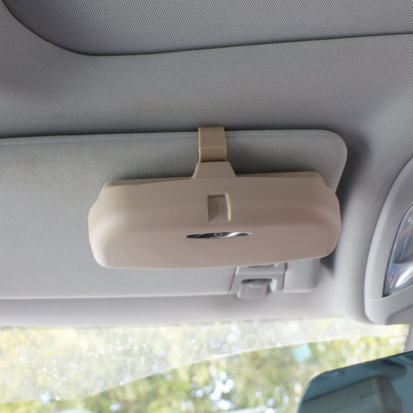 Per Porsche Cayenne Macan Panamera 2 pezzi porta occhiali da Auto visiera parasole occhiali da sole Clip porta carte di credo custodia per accessori Auto  34
