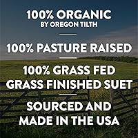 Vista 3 de Fatworks Sebo de Res Orgánico Alimentado con Pasto, Sebo de Res Orgánico Certificado Sin OMG Criado en Pastizales, procedente de varios pequeños