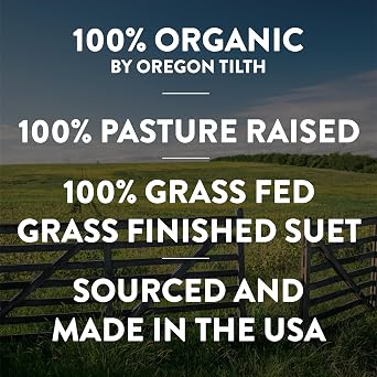 Fatworks Organic Grass-Fed Beef Tallow, Organic Cooking Oil, 14 oz (3 Pack) | Certified Organic, Non-GMO, Pasture-Raised, KETO Friendly