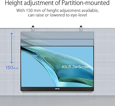 Asus ZenScreen MB249C 23.8” 5ms 75Hz IPS Full HD Taşınabilir Monitör