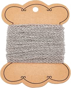 Chaînes à Billes En Laiton 10m SUNNYCLUE – Pour Création De Bijoux DIY