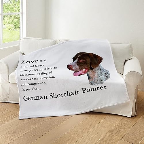 Miniatura 5 de CafePress Manta de puntero alemán de pelo corto súper suave, manta de felpa de forro polar, 60 x 50 pulgadas