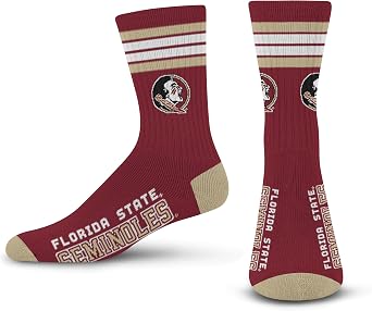 FBF NCAA unisex-adult 4 Stripe Deuce Crew Ncaa