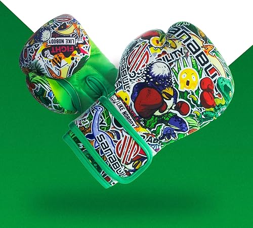 Miniatura 3 de Sanabul Sticker Bomb - Guantes de entrenamiento para kickboxing para niños