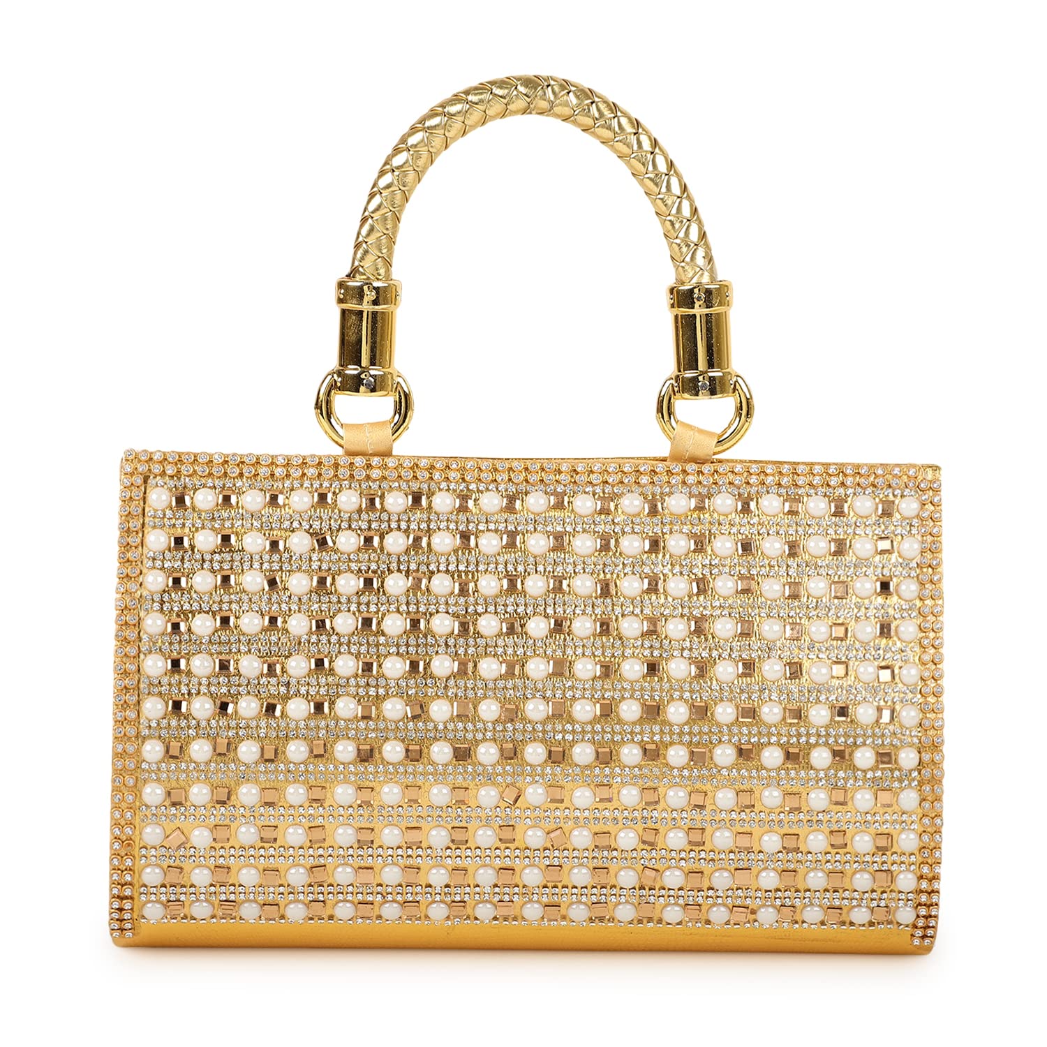 PU Classy Fancy Fashionable Hobo Wedding Trendy Design Party Clutch Bag For Women-image-21