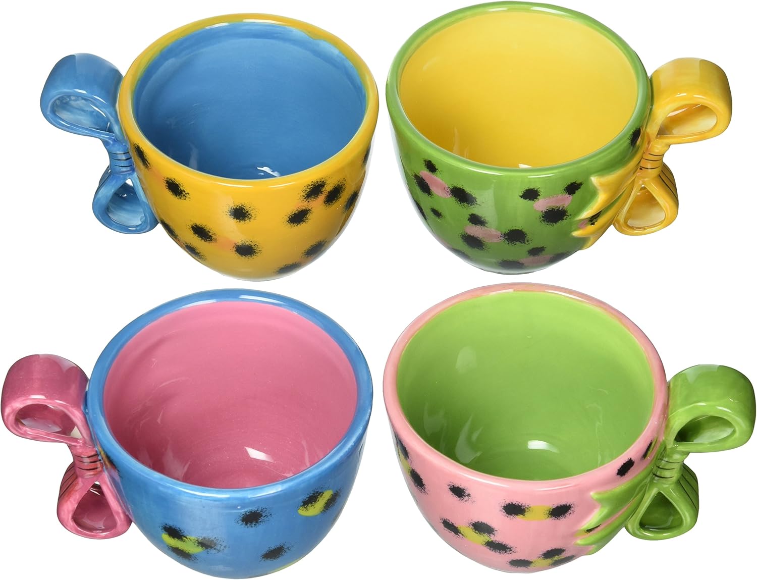 Amazon Com Appletree Design Sugar High Social Set Of 4 Teacups 3 Inch Four Separate Colors Teacups Amazon Com Appletree Design Sugar High Social Set Of 4 Teacups 3 Inch Four Separate Colors Teacups