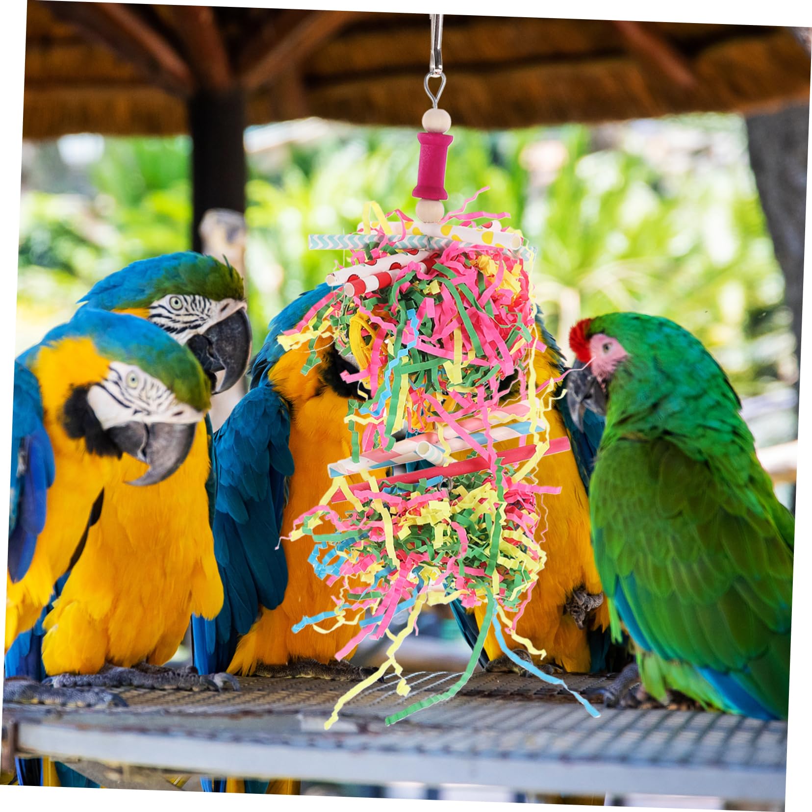 minkissy 16pièces Jouets à Mâcher pour Oiseaux Jouet Aléatoires pour Perroquets Et Petits Oiseaux Aux Morsures Et Sûr pour