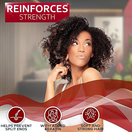 Miniatura 34 de Juego de champú y acondicionador de vinagre de sidra de manzana, detener el cuero cabelludo escamoso y con picazón, sin sulfato y parabenos